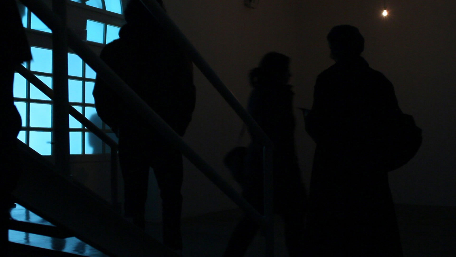 HR-Stamenov, PRESENCE, 2011, interactive ambient, video and light installation with sound, Studio Tommaseo, Trieste